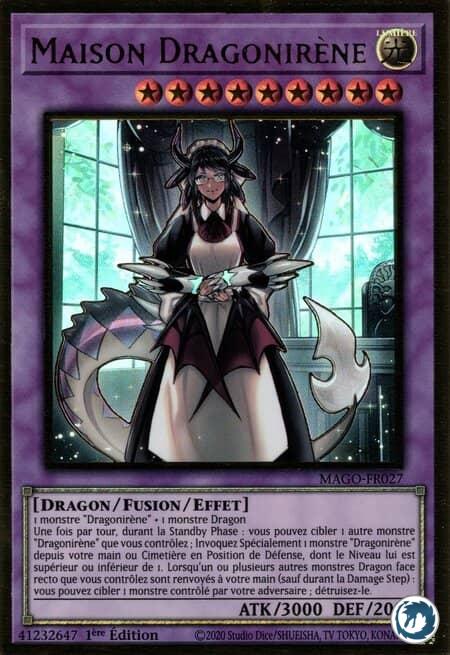 Maison Dragonirène (MAGO-FR027) - House Dragonmaid (MAGO-ENR027) - Carte Yu-Gi-Oh