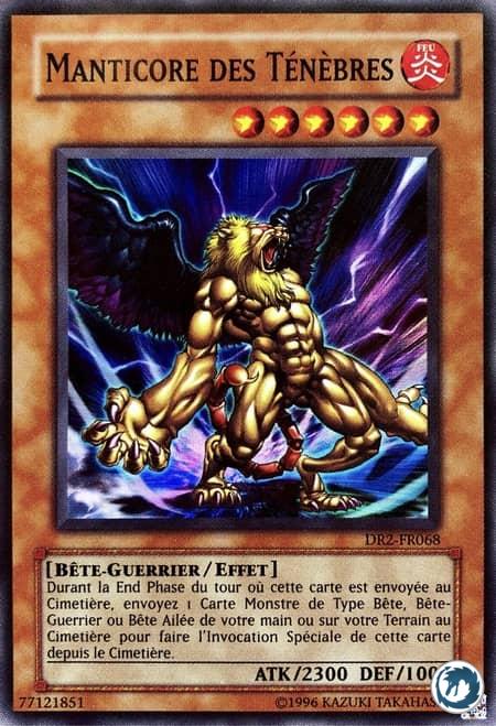 Manticore Des Ténèbres (DR2-FR068) - Manticore Of Darkness (DR2-EN068) - Carte Yu-Gi-Oh
