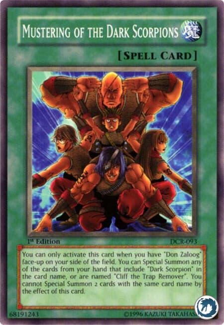 Assemblée des Scorpion Noir (DCR-FR093) - Mustering of The Dark Scorpions (DCR-093) - Carte Yu-Gi-Oh