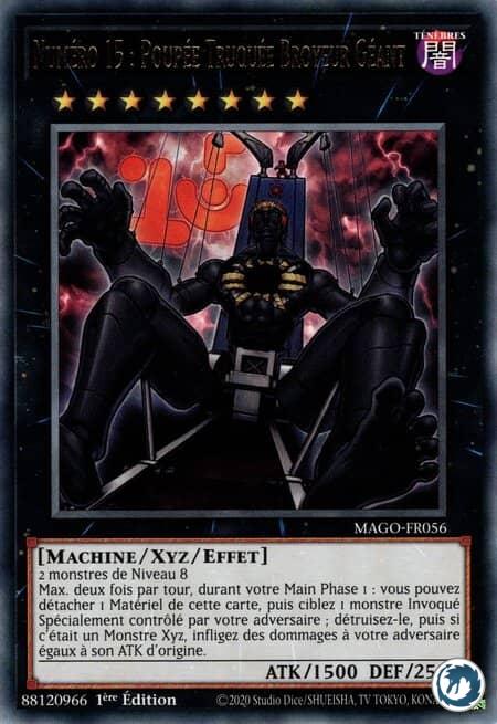 Numéro 15 - Poupée Truquée Broyeur Géant (MAGO-FR056) - Number 15: Gimmick Puppet Giant Grinder (MAGO-EN056) - Carte Yu-Gi-Oh