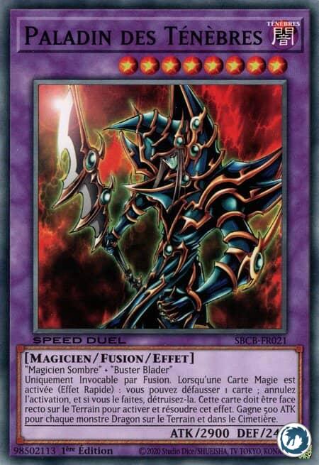 Paladin des Ténèbres (SBCB-FR021) - Dark Paladin (SBCB-EN021) - Carte Yu-Gi-Oh