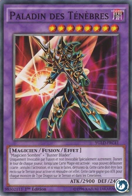 Paladin des Ténèbres (YGLD-FRC41) - Dark Paladin (YGLD-ENC41) - Carte Yu-Gi-Oh