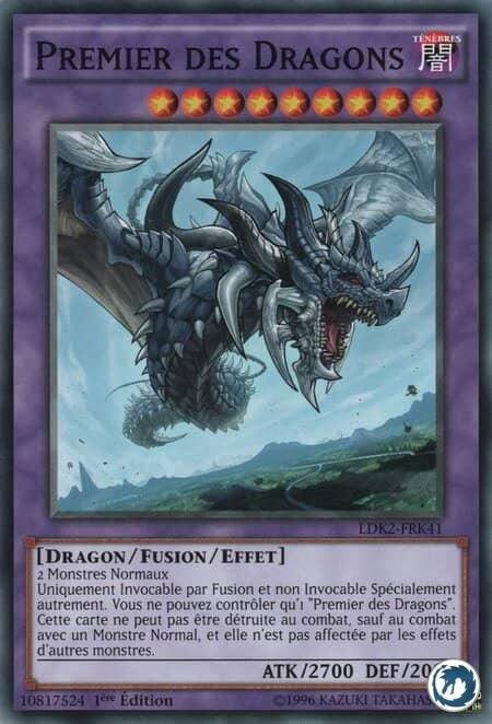 Premier Des Dragons (LDK2-FRK41) - First of the Dragons (LDK2-ENK41) - Carte Yu-Gi-Oh