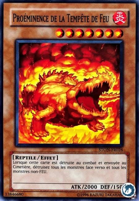 Proéminence De La Tempête De Feu (STON-FR026) - Firestorm Prominence (STON-EN026) - Carte Yu-Gi-Oh