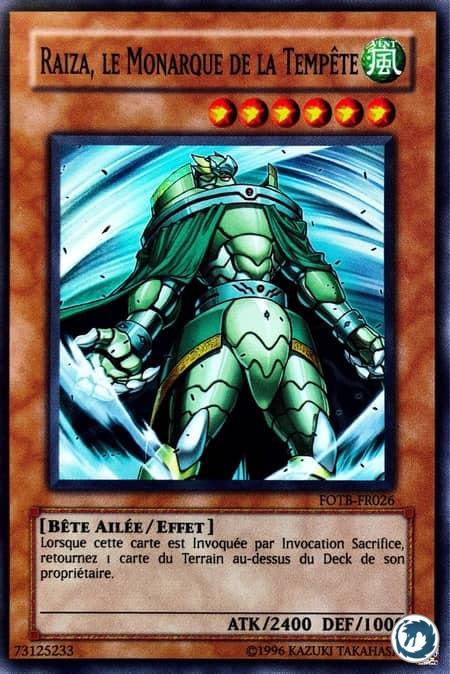 Raiza, Le Monarque De La Tempête (FOTB-FR026) - Raiza the Storm Monarch (FOTB-EN026) - Carte Yu-Gi-Oh