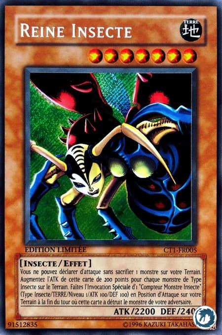 consultant overlook Productive Carte Yu-Gi-Oh - Reine Insecte (CT1-FR005) - Dracobalt