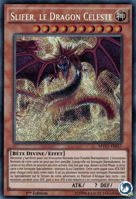 Slifer, Le Dragon Céleste (MVP1-FRS57) - Slifer the Sky Dragon (MVP1-ENS57) - Carte Yu-Gi-Oh