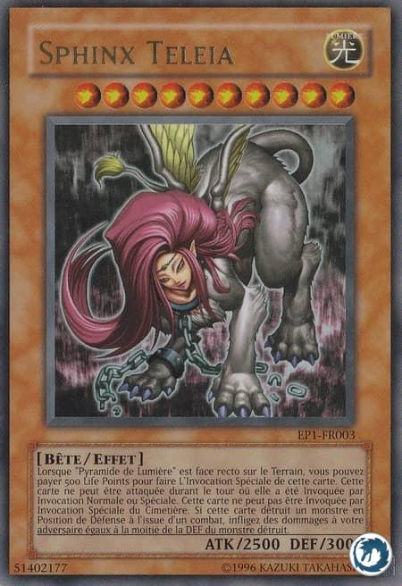 Sphinx Teleia (EP1-FR003) - Sphinx Teleia (EP1-EN003) - Carte Yu-Gi-Oh