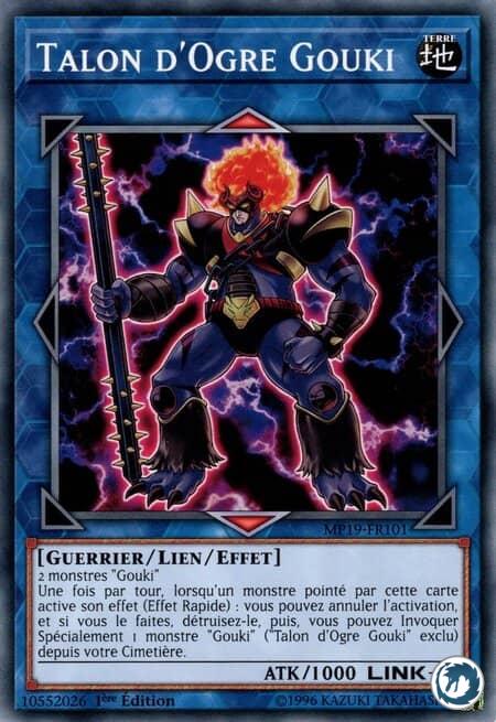 Talon D'Ogre Gouki (MP19-FR101) - Gouki Heel Ogre (MP19-EN101) - Carte Yu-Gi-Oh