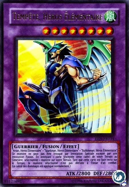Tempête, Héros Elémentaire (EEN-FR034) - Elemental Hero Tempest (EEN-EN034) - Carte Yu-Gi-Oh