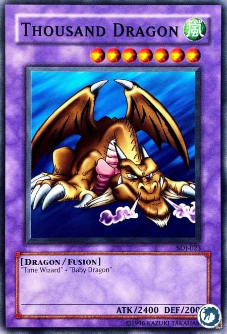 Dragon Millénaire (DDJ-F023) - Thousand Dragon (SDJ-023) - Carte Yu-Gi-Oh