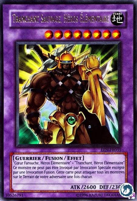 Tranchant Sauvage, Héros Elémentaire (EEN-FR035) - Elemental Hero Wildedge (EEN-EN035) - Carte Yu-Gi-Oh