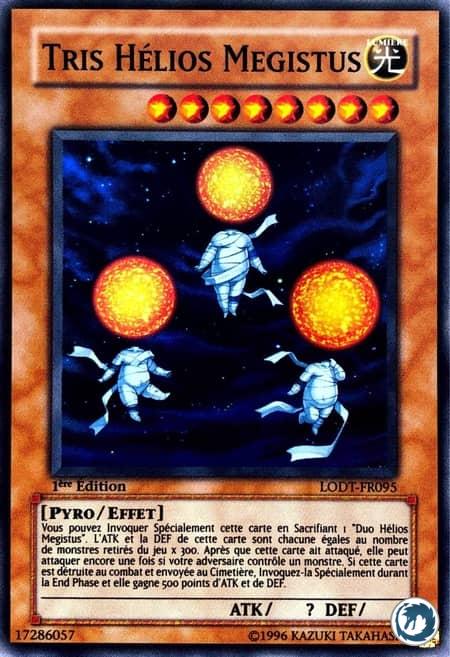 Tris Hélios Megistus (LODT-FR095) - Helios Trice Megistus (LODT-EN095) - Carte Yu-Gi-Oh