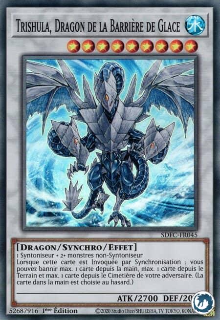Trishula, Dragon De La Barrière De Glace (SDFC-FR045) - Trishula, Dragon of the Ice Barrier (SDFC-EN045) - Carte Yu-Gi-Oh