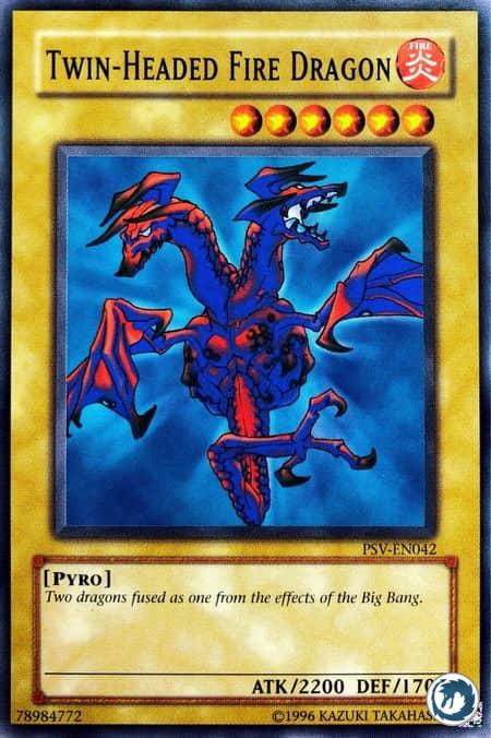 Dragon de Feu à Deux Têtes (SDP-042) - Twin-Headed Fire Dragon (PSV-EN042) - Carte Yu-Gi-Oh