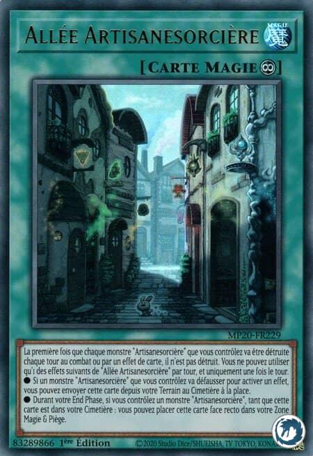 Allée Artisanesorcière (MP20-FR229) - Witchcrafter Bystreet (MP20-EN229) - Carte Yu-Gi-Oh