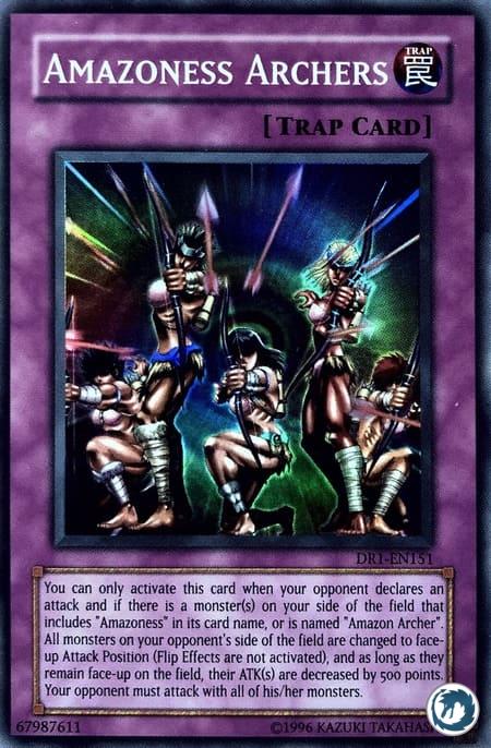 Archère Amazonesse (DR1-FR151) - Amazoness Archers (DR1-EN151) - Carte Yu-Gi-Oh