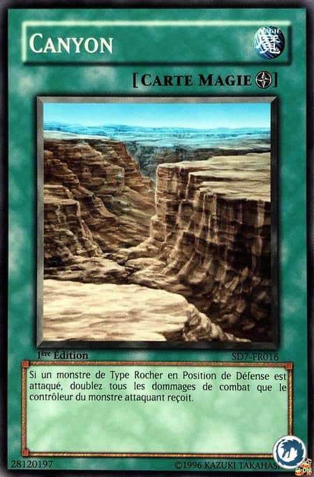 Canyon (SD7-FR016) - Canyon (SD7-EN016) - Carte Yu-Gi-Oh