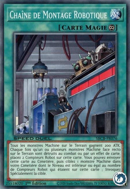Chaîne De Montage Robotique (SBCB-FR076) - Machine Assembly Line (SBCB-EN076) - Carte Yu-Gi-Oh