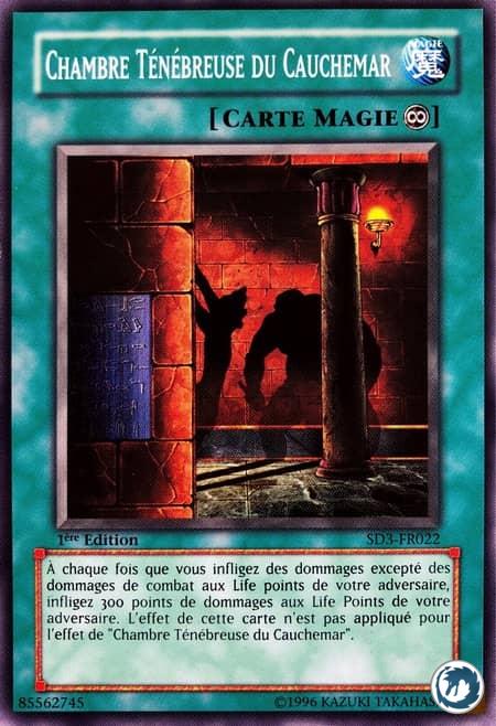 Chambre Ténébreuse Du Cauchemar (SD3-FR022) - Dark Room of Nightmare (SD3-EN022) - Carte Yu-Gi-Oh