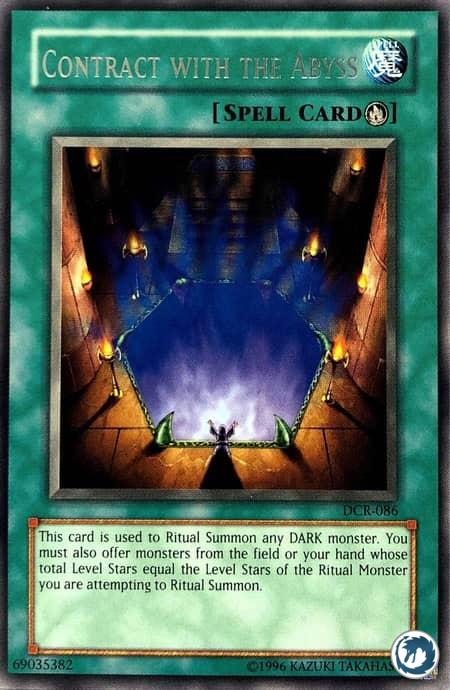 Contrat avec les Abysses (DCR-FR086) - Contract With The Abyss (DCR-086) - Carte Yu-Gi-Oh