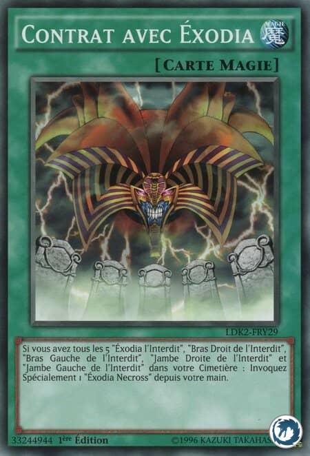 Contrat Avec Exodia (LDK2-FRY29) - Contract with Exodia (LDK2-ENY29) - Carte Yu-Gi-Oh