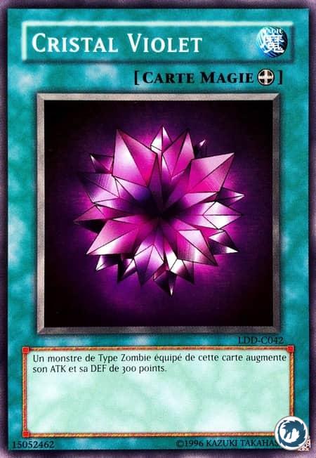 Cristal Violet (LDD-C042) - Violet Crystal (LOB-042) - Carte Yu-Gi-Oh