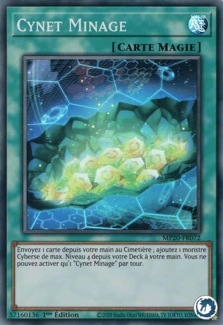 Cynet Minage (MP20-FR072) - Cynet Minage (MP20-EN072) - Carte Yu-Gi-Oh