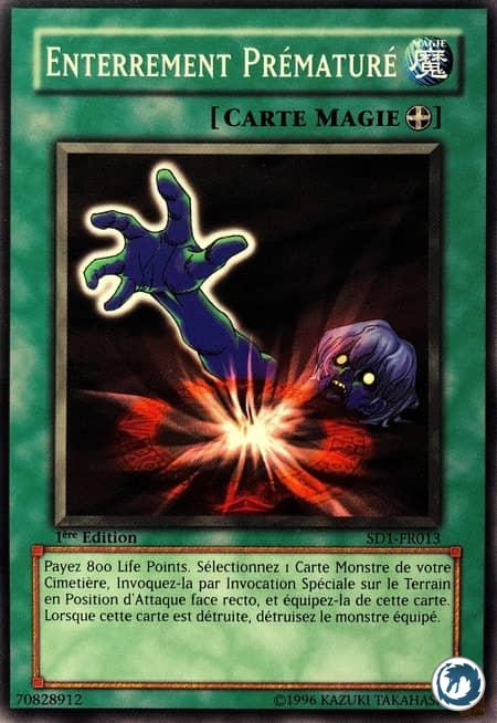Enterrement Prématuré (SD1-FR013) - Premature Burial (SD1-EN013) - Carte Yu-Gi-Oh