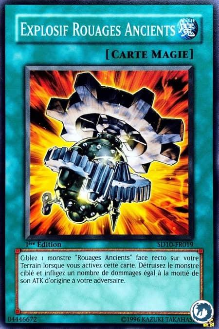 Explosif Rouages Ancients (SD10-FR019) - Ancient Gear Explosive (SD10-EN019) - Carte Yu-Gi-Oh