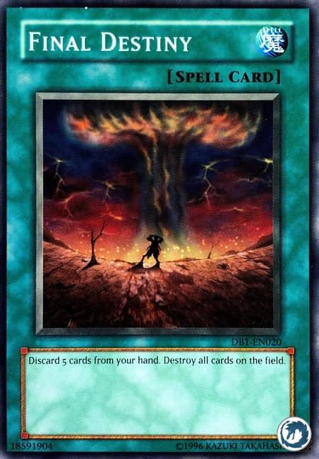 Destin Final (DB1-FR020) - Final Destiny (DB1-EN020) - Carte Yu-Gi-Oh
