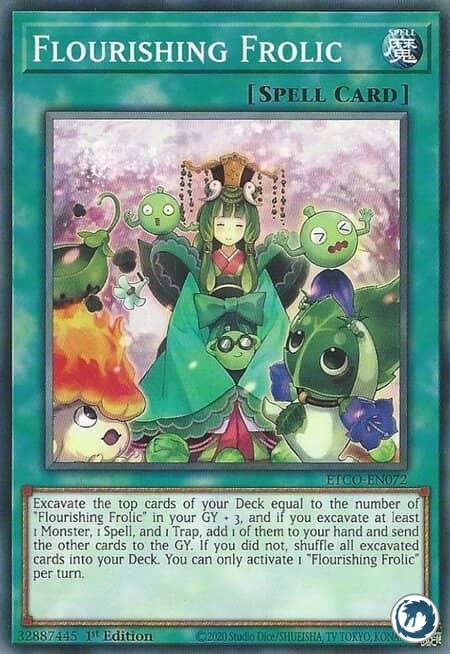 Cabrioles Florissantes (ETCO-FR072) - Flourishing Frolic (ETCO-EN072) - Carte Yu-Gi-Oh