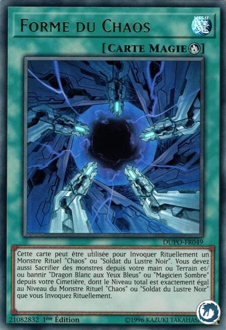 Forme Du Chaos (DUPO-FR049) - Chaos Form (DUPO-EN049) - Carte Yu-Gi-Oh