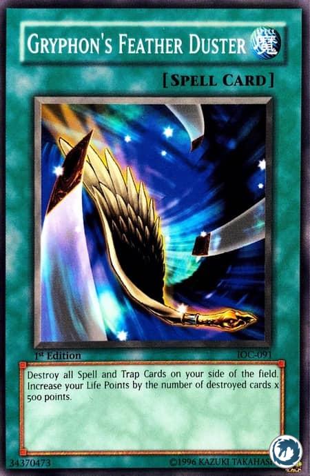 Plumeau en Plume de Griffon (IOC-FR091) - Gryphon's Feather Duster (IOC-091) - Carte Yu-Gi-Oh