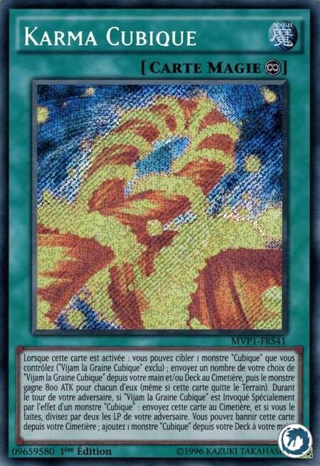 Karma Cubique (MVP1-FRS41) - Cubic Karma (MVP1-ENS41) - Carte Yu-Gi-Oh