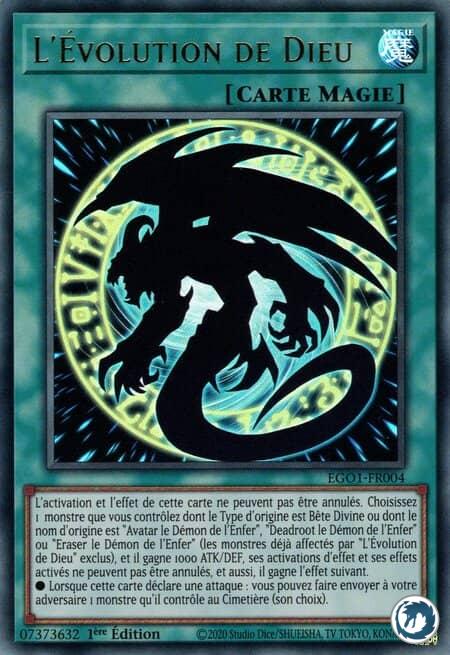 L'Évolution de Dieu (EGO1-FR004) - Divine Evolution (EGO1-EN004) - Carte Yu-Gi-Oh