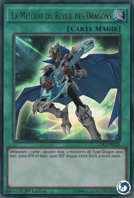 La Mélodie Du Réveil Des Dragons (LDK2-FRK26) - The Melody of Awakening Dragon (LDK2-ENK26) - Carte Yu-Gi-Oh