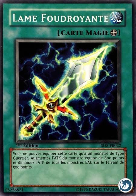 Lame Foudroyante (SD5-FR022) - Lightning Blade (SD5-EN022) - Carte Yu-Gi-Oh