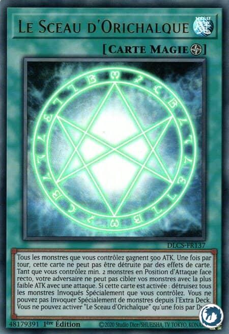 Le Sceau D'Orichalque (DLCS-FR137) - The Seal of Orichalcos (DLCS-EN137) - Carte Yu-Gi-Oh