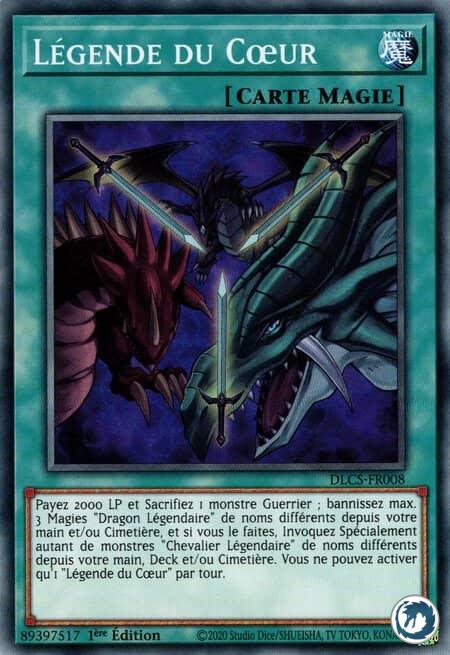 Légende Du Cœur (DLCS-FR008) - Legend of Heart (DLCS-EN008) - Carte Yu-Gi-Oh
