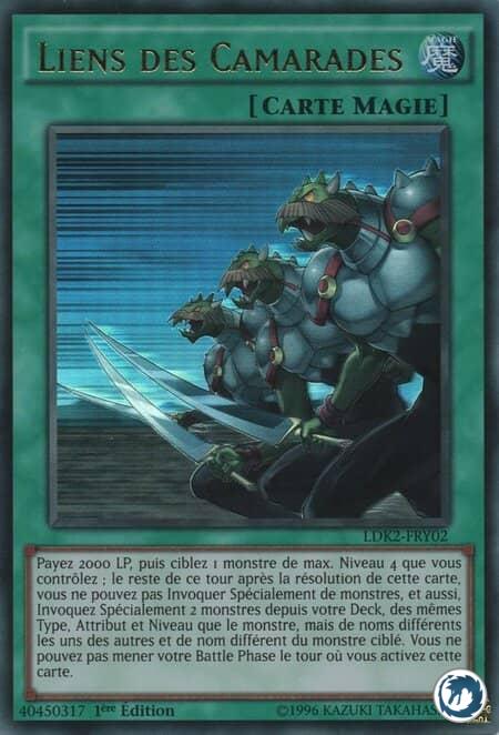Liens Des Camarades (LDK2-FRY02) - Ties of the Brethren (LDK2-ENY02) - Carte Yu-Gi-Oh