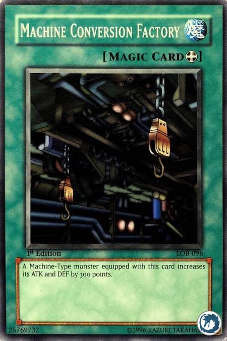 Usine De Convertisseurs (LDD-C096) - Machine Conversion Factory (LOB-096) - Carte Yu-Gi-Oh