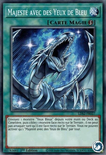 Majesté Avec Des Yeux De Bleu (LDS2-FR027) - Majesté Avec Des Yeux Bleus (LDS2-EN027) - Carte Yu-Gi-Oh