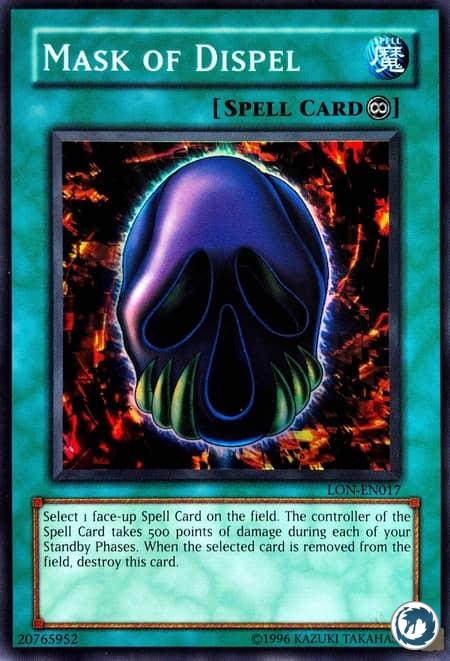 Masque de Dissipation (LDC-F017) - Mask Of Dispel (LON-EN017) - Carte Yu-Gi-Oh