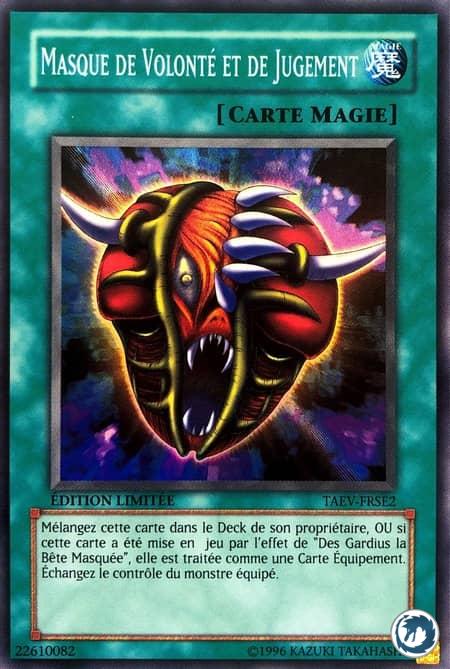 Masque de Volonté et de Jugement (TAEV-FRSE2) - The Mask of Remnants (TAEV-ENSE2) - Carte Yu-Gi-Oh