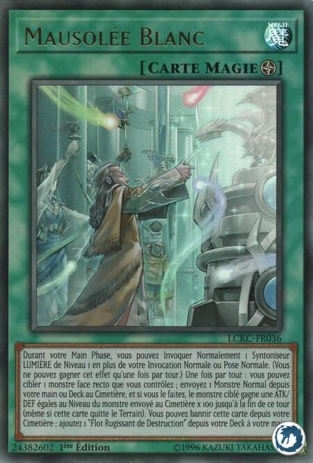 Mausolée Blanc (LCKC-FR036) - Mausoleum of White (LCKC-EN036) - Carte Yu-Gi-Oh