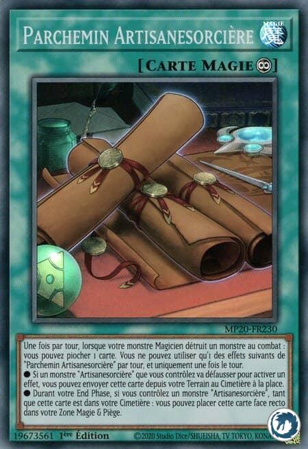 Parchemin Artisanesorcière (MP20-FR230) - Witchcrafter Scroll (MP20-EN230) - Carte Yu-Gi-Oh