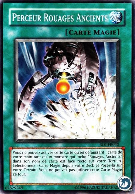 Perceur Rouages Ancients (SOI-FR040) - Ancient Gear Drill (SOI-EN040) - Carte Yu-Gi-Oh