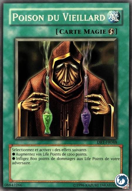 Poison Du Vieillard (DR1-FR088) - Poison of the Old Man (DR1-EN088) - Carte Yu-Gi-Oh