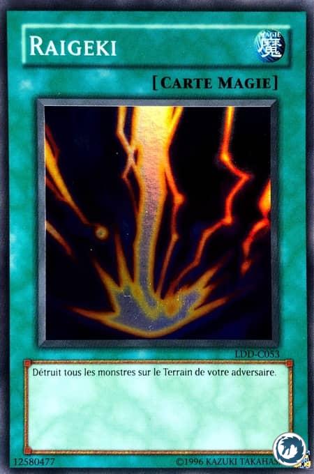 Raigeki (LDD-C053) - Raigeki (LOB-053) - Carte Yu-Gi-Oh